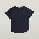 G-STAR Outlet Rolled Up Sleeve Boyfriend Top Dark blue