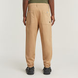 G-STAR Outlet Pantalones Pleated Chino Relaxed Tapered Marrón