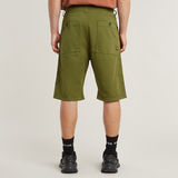 G-STAR Outlet Shorts Chino plisados Verde