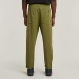 G-STAR Outlet Pleated Chino Relaxed Tapered Green