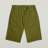 G-STAR Outlet Shorts Chino plisados Verde