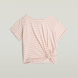 G-STAR Outlet Camiseta Striped Knot Multi color