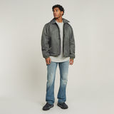 G-STAR Outlet Lightweight Padded Bomber Jacket Grey