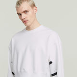 G-STAR Outlet Sudadera WVB Unisex Cropped Blanco