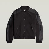 G-STAR Outlet Chaqueta de cuero Varsity Negro