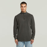 G-STAR Outlet Overdyed Half Zip Tweeter Grey