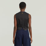 G-STAR Outlet Denim Waistcoat Dark blue