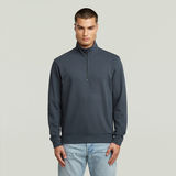 G-STAR Outlet Sudadera Nifous Half Zip Azul oscuro