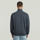 G-STAR Outlet Sudadera Nifous Half Zip Azul oscuro