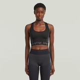 G-STAR Outlet Seamless Racerback Top Black