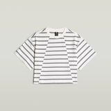 G-STAR Outlet Camiseta a rayas Boxy línea A Multi color
