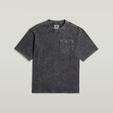 G-STAR Outlet Camiseta Washed Pocket Negro