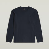 G-STAR Outlet Back Embro Text Loose T-Shirt Dark blue