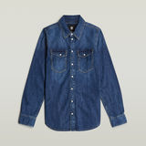 G-STAR Outlet Camisa Slim Western Azul oscuro