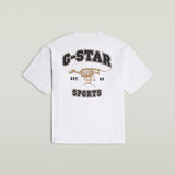 G-STAR Outlet Camiseta Running Dog Boxy Blanco