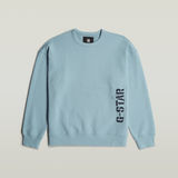 G-STAR Outlet Sprayed 89 Loose Sweater Light blue