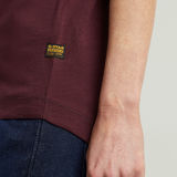 G-STAR Outlet Camiseta Rolled Up Boyfriend Rojo