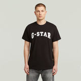 G-STAR Outlet Felt Logo T-Shirt Black