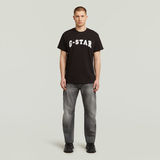 G-STAR Outlet Felt Logo T-Shirt Black