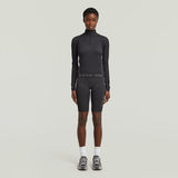 G-STAR Outlet Seamless Zip Top Black