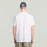 G-STAR Outlet Camiseta A-Line Loose Blanco