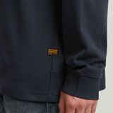 G-STAR Outlet Back Embro Text Loose T-Shirt Dark blue