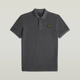 G-STAR Outlet Dunda Overdyed Slim Polo Badge Black
