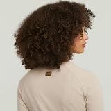 G-STAR Outlet Embro Patch Slim T-Shirt Beige