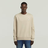 G-STAR Outlet Logo Sweater Beige