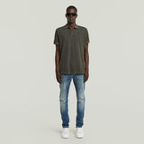 G-STAR Outlet Dunda Overdyed Slim Polo Grey