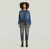 G-STAR Outlet Camiseta Overdyed Front Seam Gris