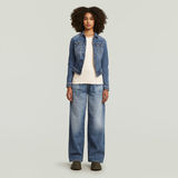 G-STAR Outlet Camiseta A-Line Slim Rib Blanco