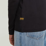 G-STAR Outlet Camiseta A-Line Slim Rib Negro