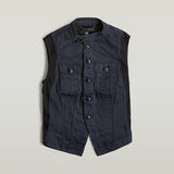 G-STAR Outlet Pitched Hem Slim Vest PM 2.0 Dark blue