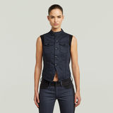 G-STAR Outlet Pitched Hem Slim Vest PM 2.0 Dark blue