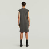 G-STAR Outlet Seam Detail Overdyed Loose Dress Grey