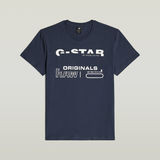 G-STAR Outlet Camiseta Originals Azul oscuro
