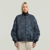 G-STAR Outlet Macro Balloon Bomber Azul oscuro