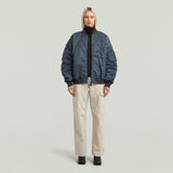 G-STAR Outlet Macro Balloon Bomber Azul oscuro