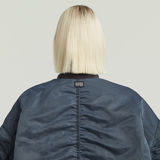 G-STAR Outlet Macro Balloon Bomber Azul oscuro