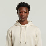 G-STAR Outlet Premium Core Hooded Sweater Beige
