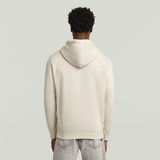 G-STAR Outlet Premium Core Hooded Sweater Beige
