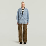 G-STAR Outlet Oversized Blazer Light blue