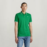 G-STAR Outlet Dunda Slim Stripe Polo Green
