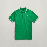 G-STAR Outlet Dunda Slim Stripe Polo Green