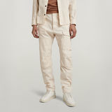 G-STAR Outlet Premium Bearing 3D Cargo Pants White