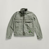 G-STAR Outlet Utility Flap Pocket Zip Jacket Green