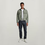 G-STAR Outlet Utility Flap Pocket Zip Jacket Green