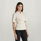 G-STAR Outlet Wrap T-Shirt Beige