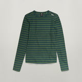 G-STAR Outlet Slim Rib 2.0 Stripe Top Multi color